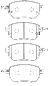 Комплект тормозных колодок, дисковый тормоз AISIN купить